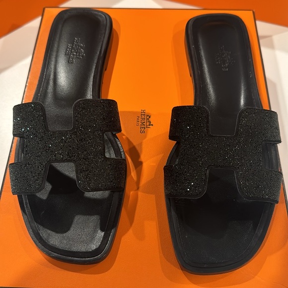 Hermes OASIS GLITTER SANDAL - Picture 7 of 8